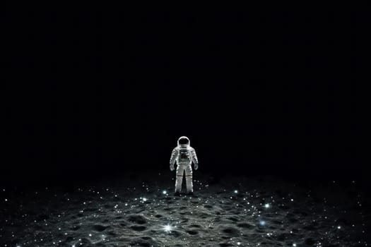 Photo of an astronaut in the black Generative AI.