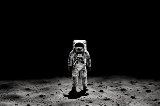 Photo of an astronaut in the black Generative AI.