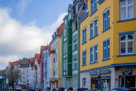 House in the German city of Bielefeld. High quality photo