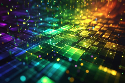 futuristic digital technology background, Abstract background or banner horizontal.