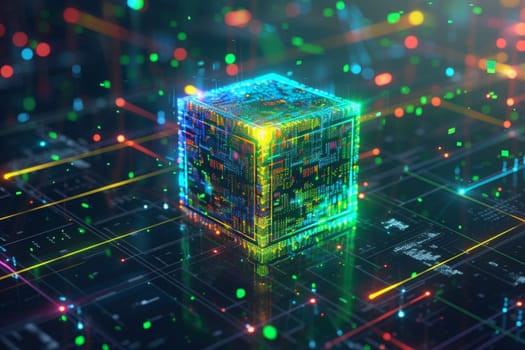 futuristic digital technology background, Abstract background or banner horizontal.