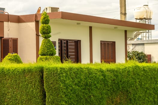 Mediterranean style house in a village in winter in Cyprus 1