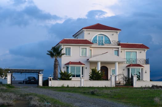 Mediterranean style house in a village in winter in Cyprus 3