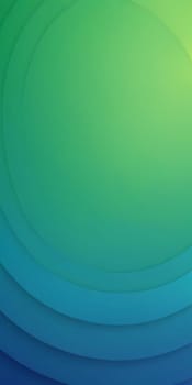 A gradient wallpaper with Annular shapes using blue and forestgreen colors. Generative AI.