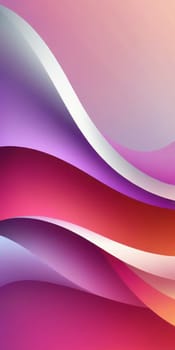 A gradient wallpaper with Looped shapes using silver and palevioletred colors. Generative AI.