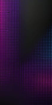 A gradient wallpaper with Dotted shapes using black and mediumpurple colors. Generative AI.