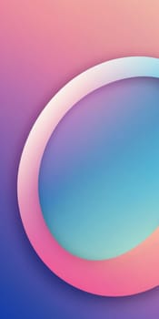 A gradient wallpaper with Ellipsoidal shapes using blue and mistyrose colors. Generative AI.