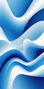 A gradient wallpaper with Distorted shapes using blue and whitesmoke colors. Generative AI.