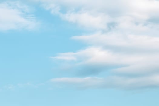 Background of blue sky with beautiful natural white clouds.