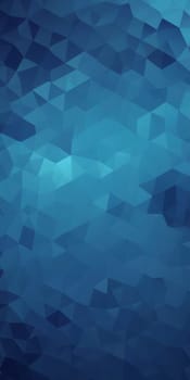 A gradient wallpaper with Pentagonal shapes using navy and lightskyblue colors. Generative AI.