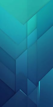 A gradient wallpaper with Arrow shapes using blue and darkseagreen colors. Generative AI.