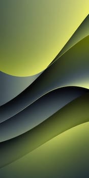 A gradient wallpaper with Flared shapes using olive and darkslategrey colors. Generative AI.