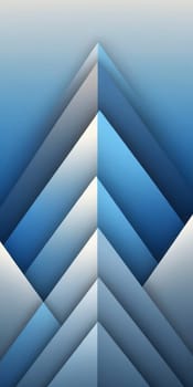 A gradient wallpaper with Pyramidal shapes using gray and aliceblue colors. Generative AI.