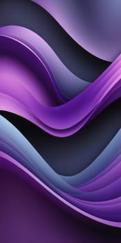 An artwork with Sculpted shapes using purple and darkslategray gradient colors. Generative AI.
