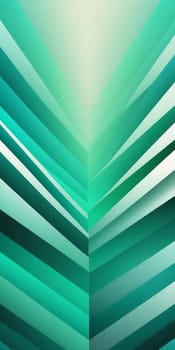 An artwork with Gabled shapes using silver and seagreen gradient colors. Generative AI.