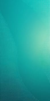 An artwork with Perforated shapes using teal and aqua gradient colors. Generative AI.