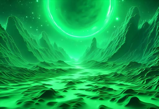 Green Cosmic Gas Background