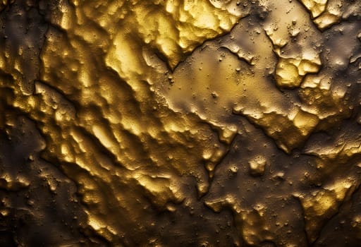 golden metal rough surface