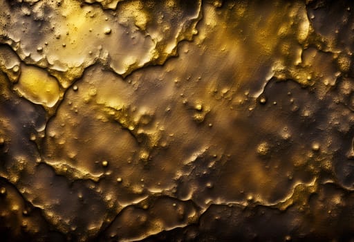 golden metal rough surface