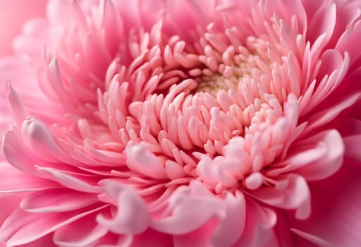 Pink flower bud petals close-up. Ai generated