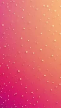 A gradient wallpaper with Dotted shapes using fuchsia and bisque gradient colors. Generative AI.