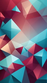 A gradient wallpaper with Diamond shapes using maroon and lightskyblue gradient colors. Generative AI.