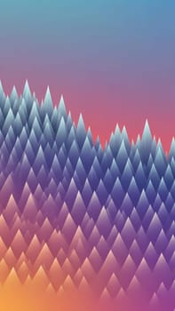 A gradient wallpaper with Spiked shapes using silver and papayawhip gradient colors. Generative AI.