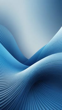 A gradient wallpaper with Helical shapes using blue and dimgray gradient colors. Generative AI.