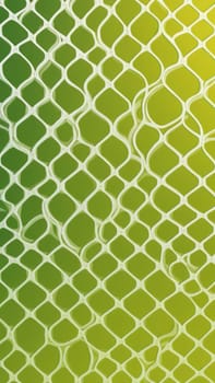 A gradient wallpaper with Lattice shapes using lime and floralwhite gradient colors. Generative AI.