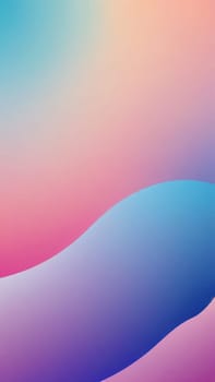 A gradient wallpaper with Annular shapes using blue and mistyrose gradient colors. Generative AI.