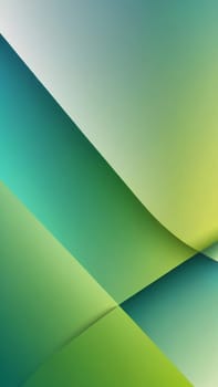 A gradient wallpaper with Multilobed shapes using silver and springgreen gradient colors. Generative AI.