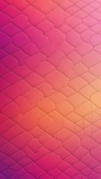 A gradient wallpaper with Quatrefoil shapes using fuchsia and peachpuff gradient colors. Generative AI.