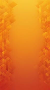 A gradient wallpaper with Octagonal shapes using orange and lightyellow gradient colors. Generative AI.