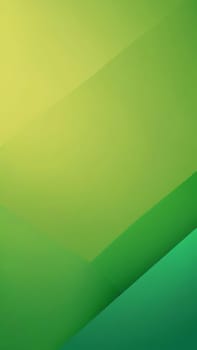 A gradient wallpaper with Trapezoidal shapes using green and moccasin gradient colors. Generative AI.