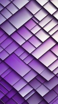 A gradient wallpaper with Gabled shapes using silver and violet gradient colors. Generative AI.