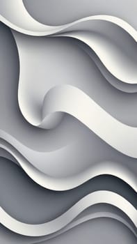 A gradient wallpaper with Meander shapes using gray and whitesmoke gradient colors. Generative AI.
