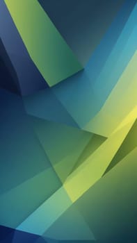 A gradient wallpaper with Prism shapes using olive and slateblue gradient colors. Generative AI.