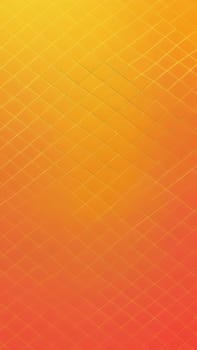A gradient wallpaper with Grid shapes using yellow and coral gradient colors. Generative AI.