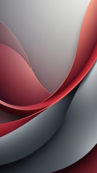 A gradient wallpaper with Arc shapes using gray and darkred gradient colors. Generative AI.