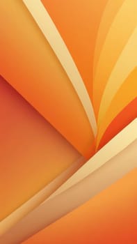 A gradient wallpaper with Angular shapes using orange and beige gradient colors. Generative AI.