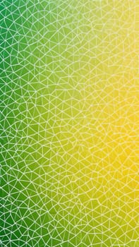 A gradient wallpaper with Mosaic shapes using white and yellowgreen gradient colors. Generative AI.