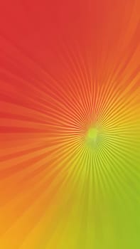 A gradient wallpaper with Radial shapes using lime and indianred gradient colors. Generative AI.