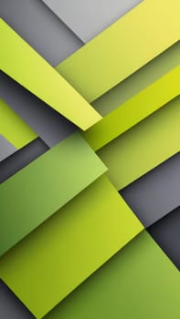 A gradient wallpaper with Segmented shapes using lime and dimgray gradient colors. Generative AI.