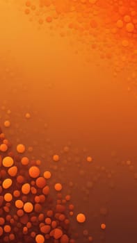 A gradient wallpaper with Pebbled shapes using orange and saddlebrown gradient colors. Generative AI.