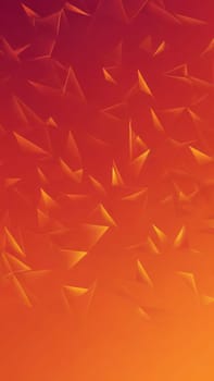 A gradient wallpaper with Spiked shapes using orange and darkred gradient colors. Generative AI.