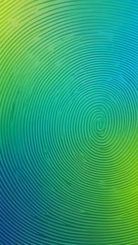A gradient wallpaper with Concentric shapes using green and deepskyblue gradient colors. Generative AI.