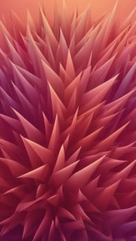 A gradient wallpaper with Spiked shapes using maroon and thistle gradient colors. Generative AI.