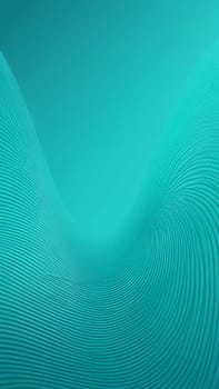 A gradient wallpaper with Ribbed shapes using teal and mediumaquamarine gradient colors. Generative AI.