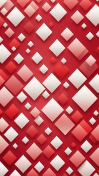 A gradient wallpaper with Diamond shapes using red and floralwhite gradient colors. Generative AI.