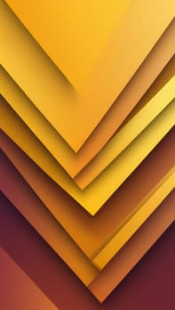 A gradient wallpaper with Angular shapes using yellow and darkgoldenrod gradient colors. Generative AI.